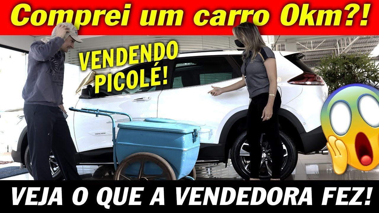 COMPREI UM CARRO NOVO VESTIDO DE VENDEDOR DE PICOLÉ - Veja o que aconteceu! 😱