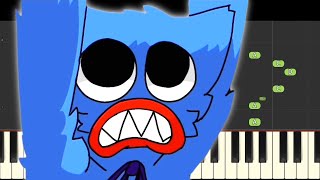 How To Play I Wanna Live Meme on Piano - Huggy Wuggy (Poppy Playtime)