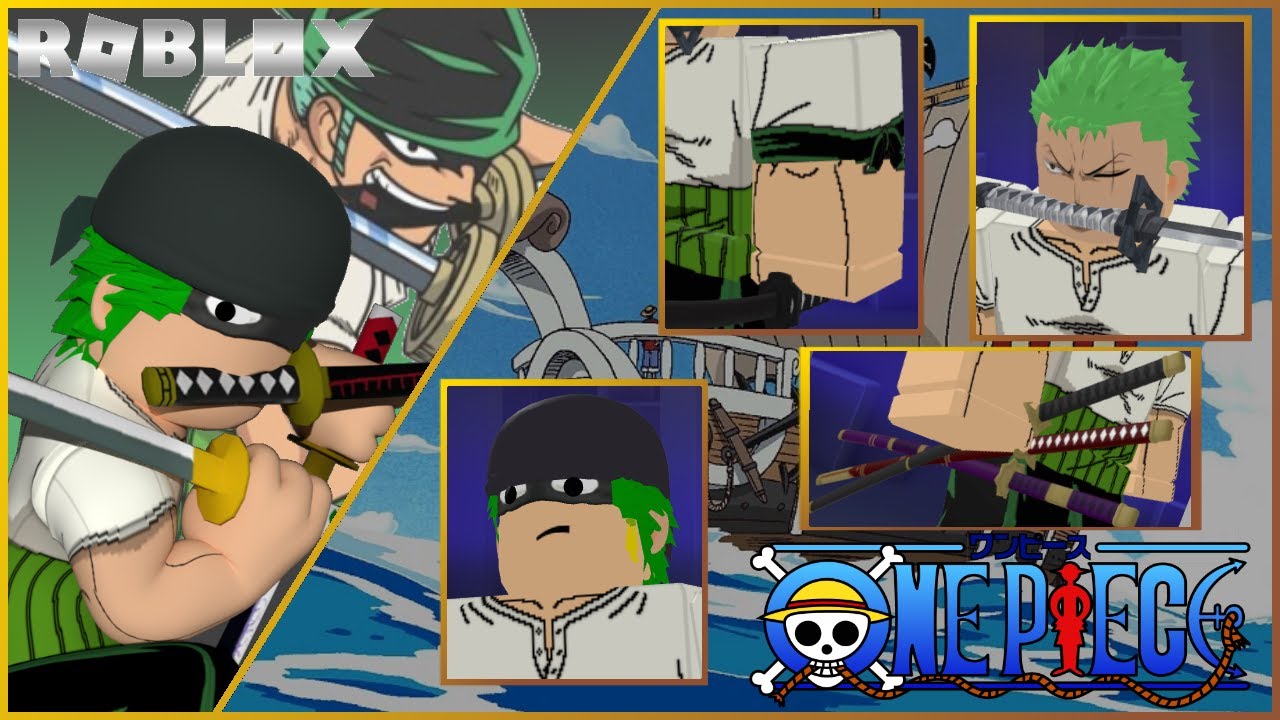 HOW TO MAKE ZORO FROM ONE PIECE ON ROBLOX FOR FREE