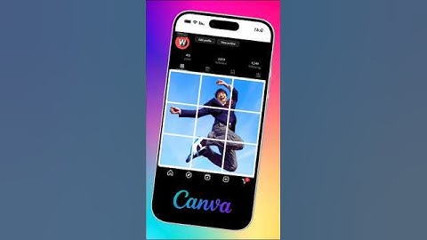INSTAGRAM PUZZLE Feed with Canva  Easy Tutorial #canva