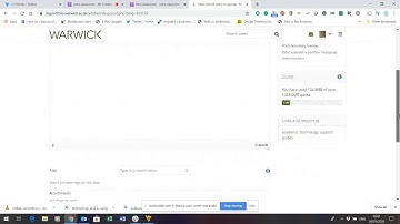 Making a reflective journal in Mahara (My Portfolio)
