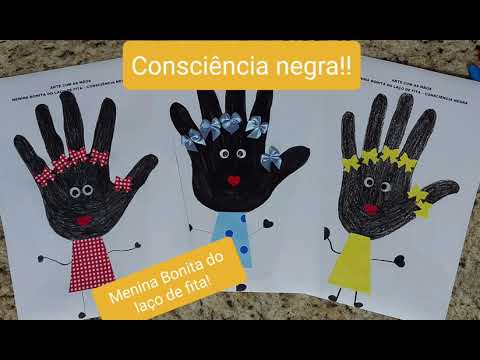 Atividade de Arte - Consciência Negra- A menina bonita do laço de fita