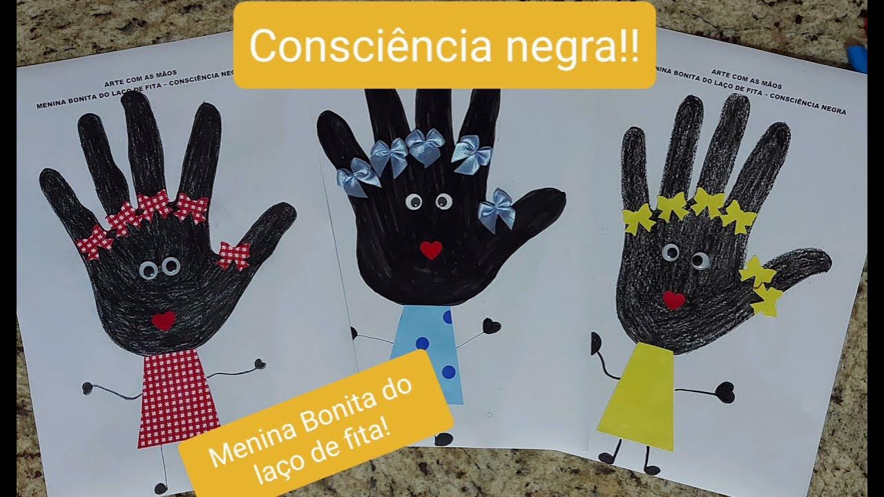 Atividade de Arte - Consciência Negra- A menina bonita do laço de fita 