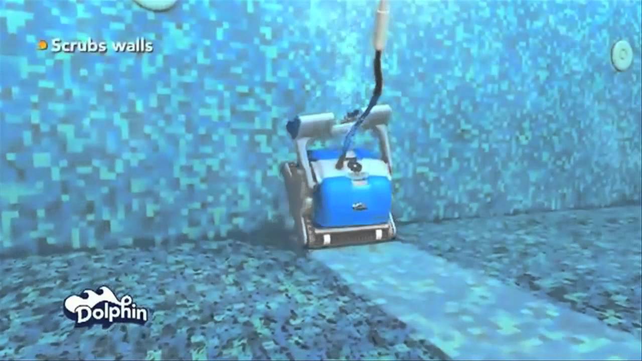 Maytronics Dolphin Supreme M4 Robotic Pool Cleaner Youtube