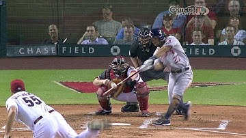 HOU@ARI: Altuve plates Fowler with double to center