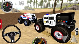 Juego De Carros - Police car, Ambulance Truck Xtreme Off-Road #1 - Offroad Outlaws Android Gameplays screenshot 4