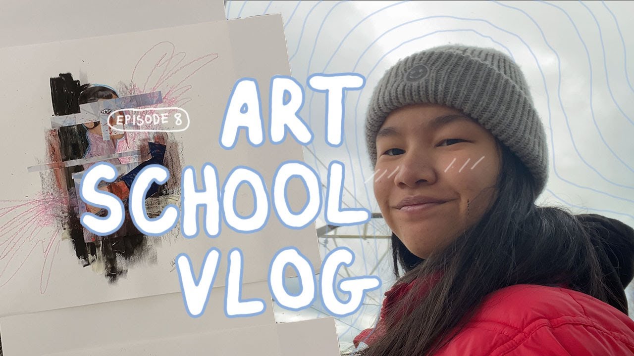ART SCHOOL VLOG university projects, birthdays, and life updates