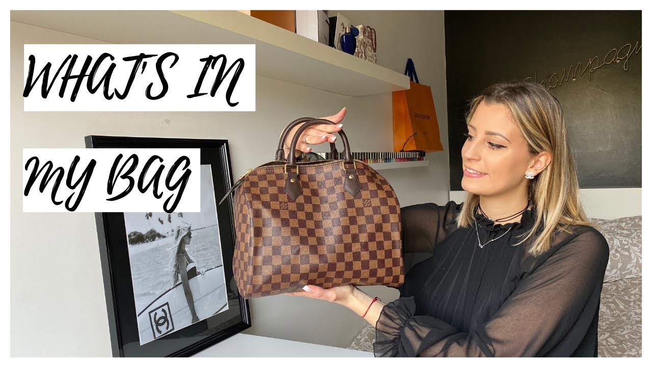 WHATS IN MY BAG ?, Louis Vuitton Speedy 30