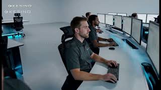 KCB-25 Command Center Console | Large Display Wall & Control Room Workstations