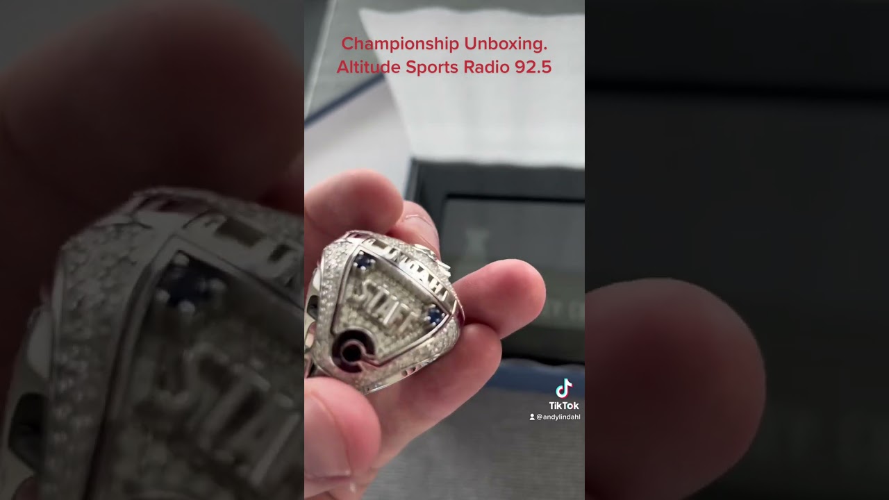 Unboxing of the championship ring to remember the Avalanche’s Stanley Cup run.