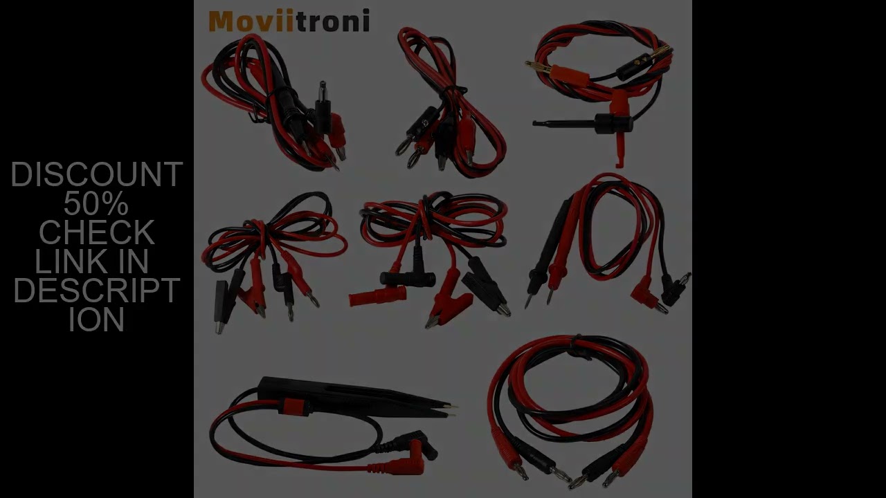 Multimeter Test Leads Alligator Banana Plug Universal Cable With Crocodile Clips