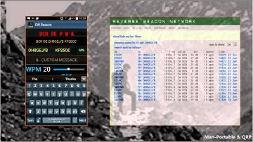 CW Beacon App Android | Reverse Beacon Network