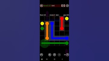 How To Solve Flow Free 6x6 Mania Level 61 Board Walk Through Solution Walkthrough