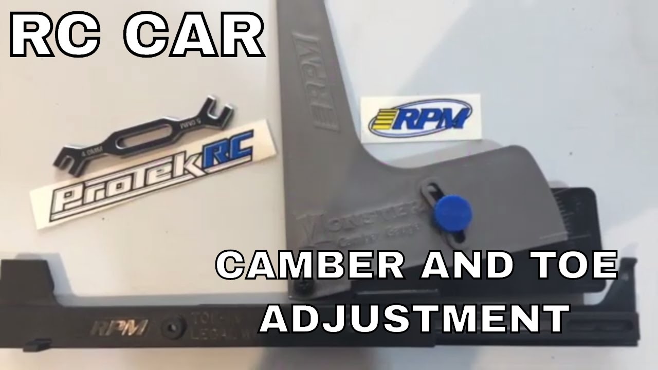 HOW TO SET YOUR RC CARS STEERING USING RPM CAMBER AND TOE GAUGE FOR