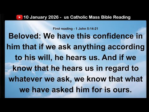10 January 2026 US Catholic Mass  Bible Reading