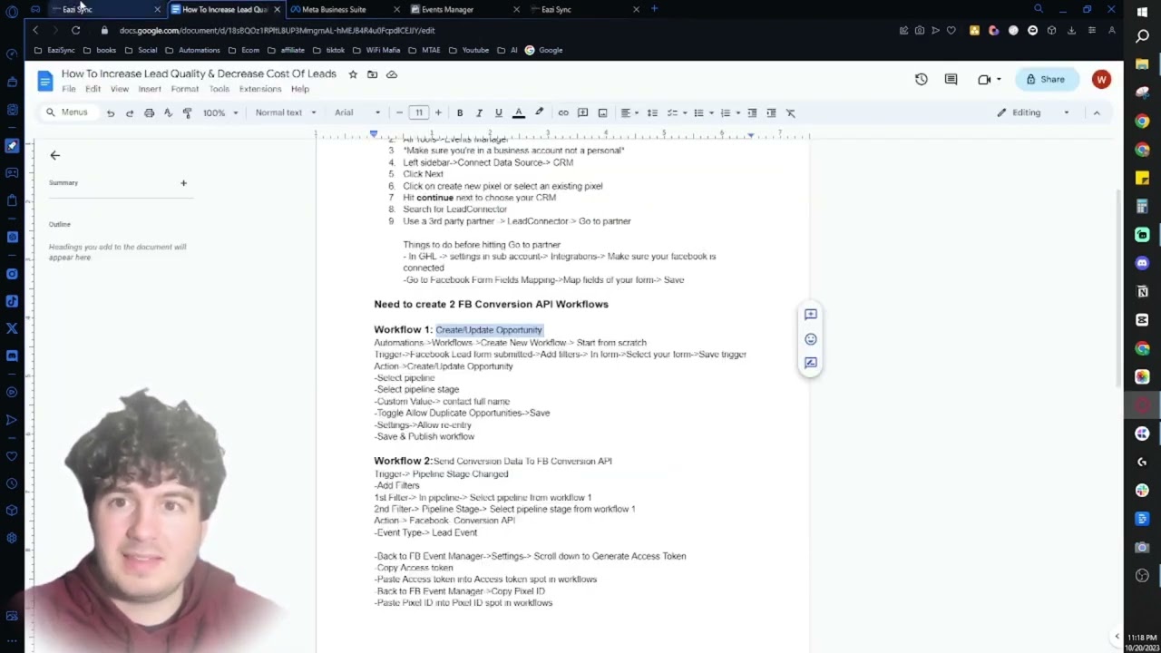 How To Send Conversions Back To Facebook's Conversions API In Workflows