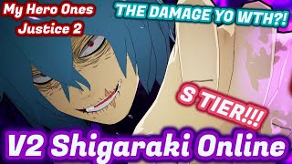 V2 Shigaraki Destroys Online My Hero Ones Justice 2 Shigaraki V2 Online Gameplay Pro Combos Lol
