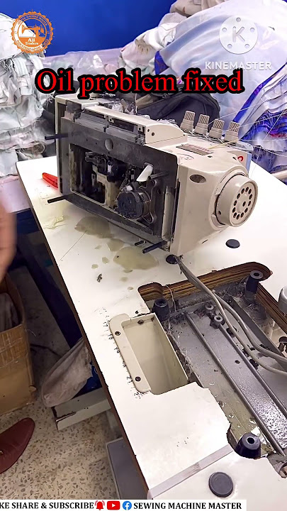 Overlock machine oil problem fixed #sewing_machine_master