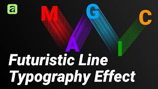 How to Create a Futuristic Line Typography Effect in Affinity