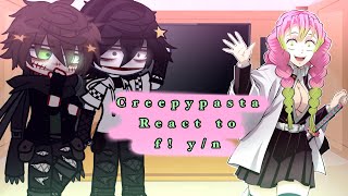 Creepypasta React To F Yn As Mitsuri Kanroji Gacha Club
