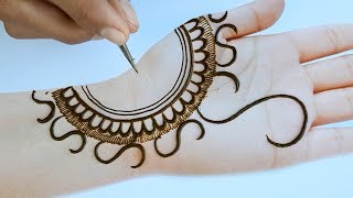 Easy Mehndi Designs For Front Hands Simple Henna Designs Easy