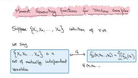 Moment Generating Functions (II)