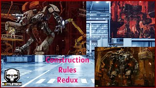 Battletech Construction Rules, what can we change, update and use now?