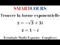 Complexes  trouver la forme exponentielle dun complexe  terminale maths expertes