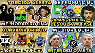 DRAX SE PRONUNCIA COPAFF ! TORCIDA COBRA NOISE ! FLUXO ENTENDEU O META ! MUNDIAL DA NFA