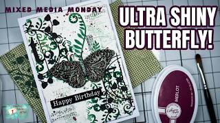 I Create A Super Shiny Butterfly Extra Large Card!