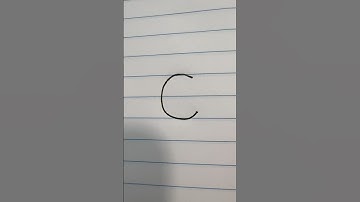 How to Write the English Letter “C”