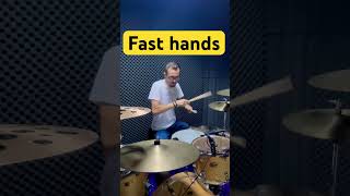 No tom toms But Fast Hands #drummer #drums #drumcover