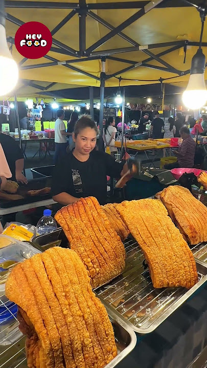 Spotted Super Crazy Roasted Pork Belly!📍Setia Alam Night Market⏰ 5pm-10pm (every Saturday)