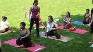 Yoga in Central Park