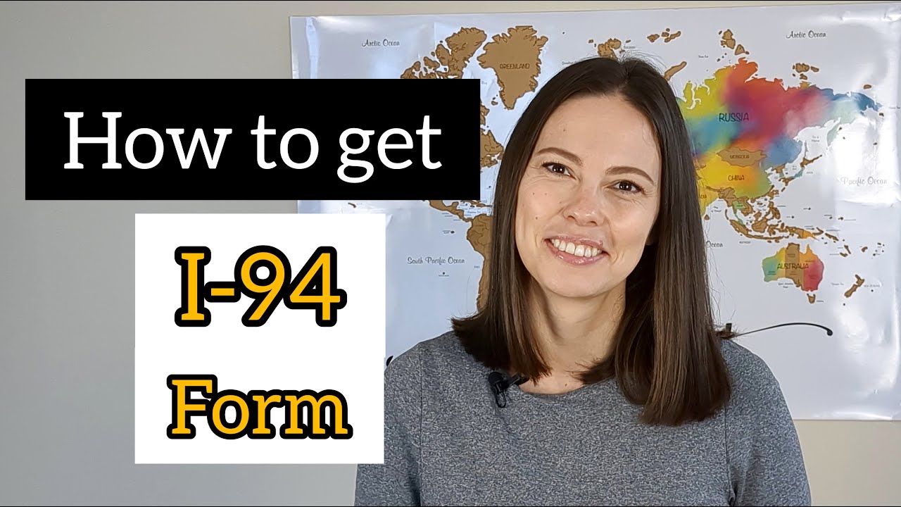 How to get Form I 94? - YouTube