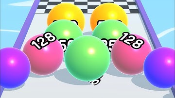 BALL RUN 2048 GAME ⚽️✨- All Levels Gameplay Walkthrough Android, iOS v.40