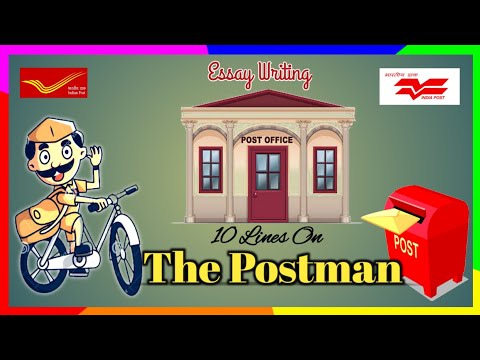 10 Line Essay On Postman In English l Essay On Postman | The Postman Essay @shubhyouber