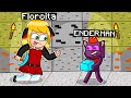 ¡JUGAMOS MINECRAFT PERO SOY UN ENDERMAN ÚTIL! 😱 💎 😂 | SRGATO X FLOR ADOPTA A BABY GATO ENDERMAN