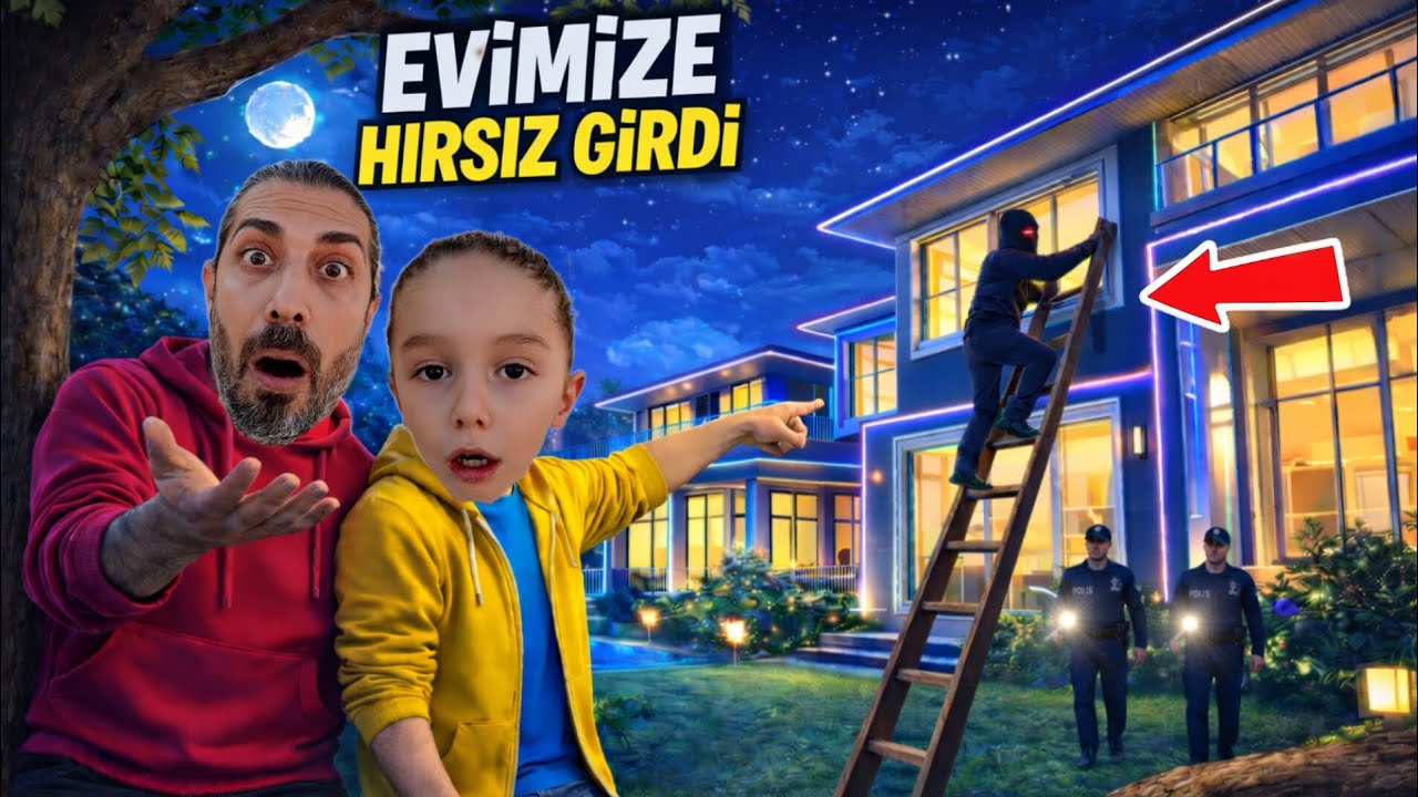 ALİ NECATİ EVDE TEK BAŞINA.EYVAH HIRSIZ  EVDE 