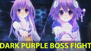 Megadimension Neptunia VII Dark Purple Boss Fight PS4