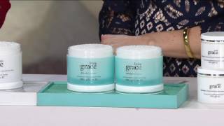 philosophy super-size hot salt scrub duo on QVC