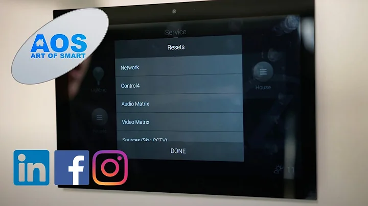 Control4 Tips - Resetting Devices in the Rack - Art of Smart