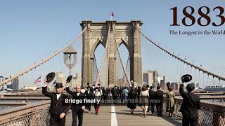 The Story of the Brooklyn Bridge 🌉 |NYC's Most Famous Connection  #NewYork #BrooklynBridge #History