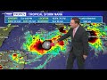 Monday evening update: Tracking Tropical Storm Nana and Omar