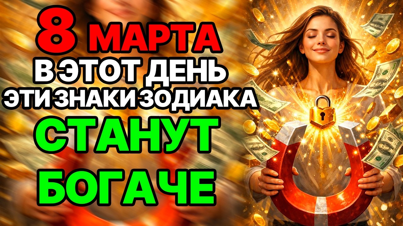 💰8 Марта: женская сила запускает денежный поток для этих 8 знаков!💰