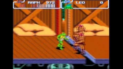 Teenage Mutant Ninja Turtles IV: Turtles in Time - SNES - Speed Run - HARD - NO CHEATS - NO DEATHS