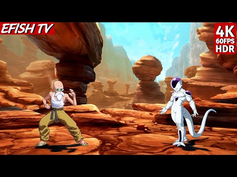 Master Roshi & Goku vs Frieza & Vegeta (Hardest AI) - Dragon Ball FighterZ