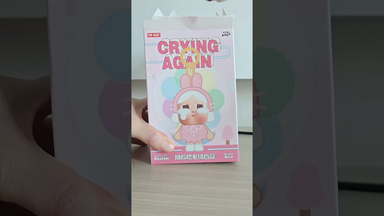POPMART CRY BABY CRYING AGAIN Unboxing Crybaby CRYINGAGAIN Popmart