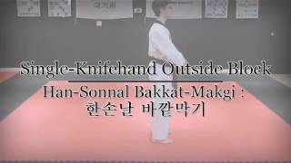 Single Knife-Hand Block