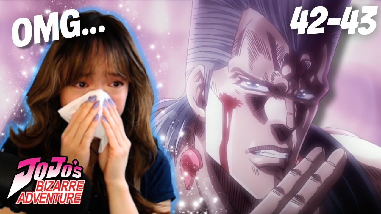 This BROKE Me...😭 JoJo's Stardust Crusaders Ep 42 and 43 REACTION